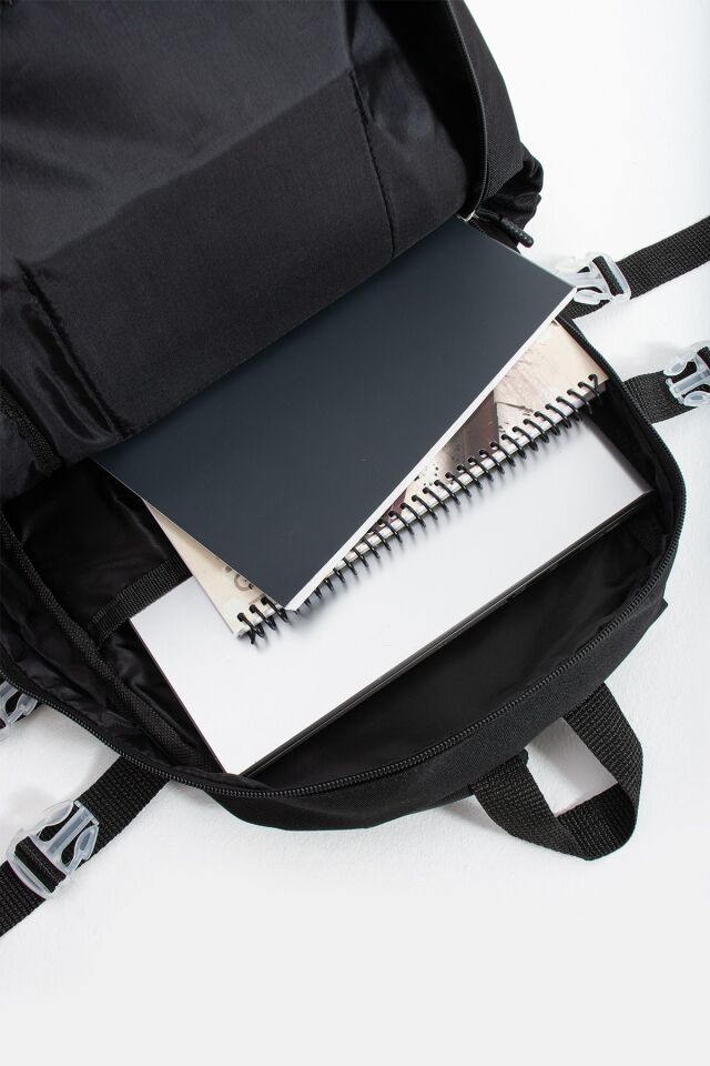 Kore Tarzı Aksesuarlı Çocuk Ilkokul Çantası - 5 Bölmeli Su Geçirmez