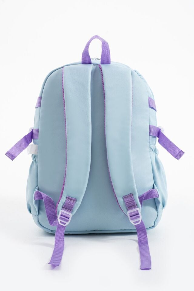 Kawaii Kore Tarzı Ayıcıklı Aksesuarlı Çok Bölmeli Çocuk Okul Çantası