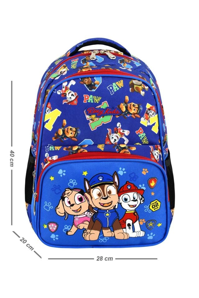 Paw Patrol 3'lü Set Ilkokul Çantası, Termal Beslenme Çantası Ve Kalem Kutusu Seti