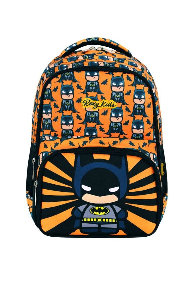 Batman 3'lü Set Ilkokul Çantası, Termal Beslenme Çantası Ve Kalem Kutusu Seti