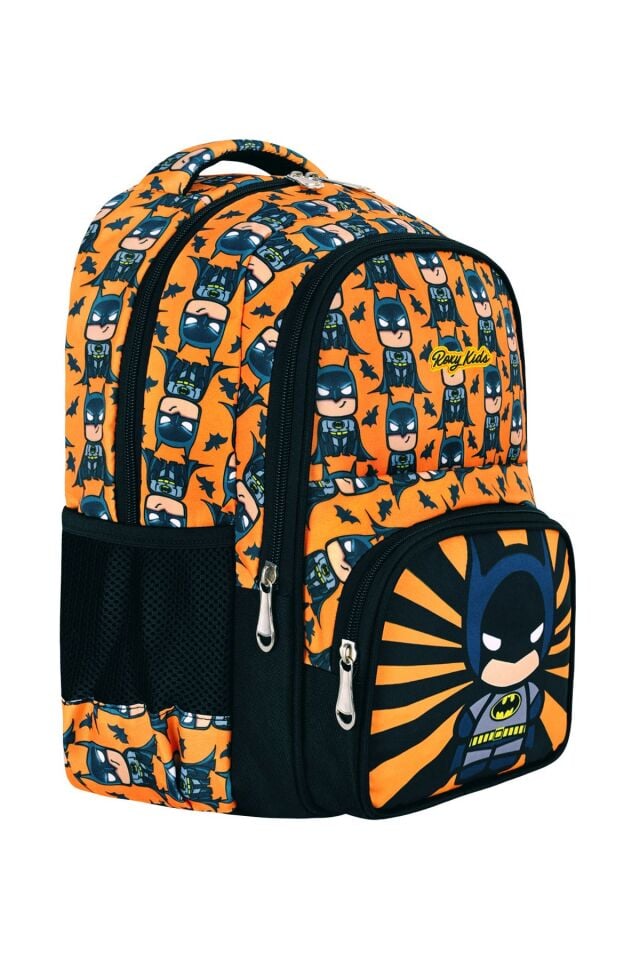Batman 3'lü Set Ilkokul Çantası, Termal Beslenme Çantası Ve Kalem Kutusu Seti