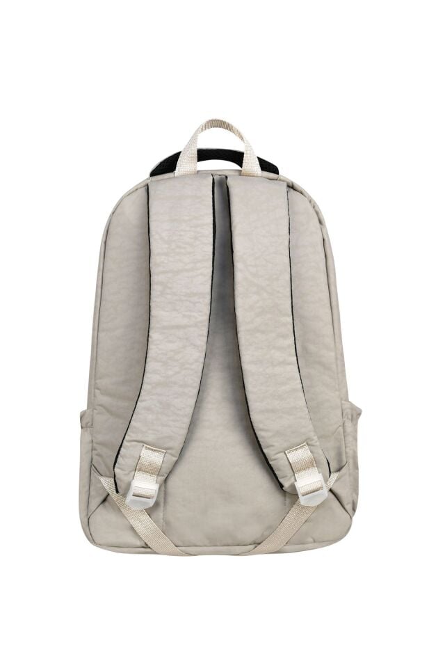 Krinkıl Kumaş Hafif Sırt Çantası - Okul/Günlük Kullanıma Uygun , Su Geçirmez , Çok Bölmeli