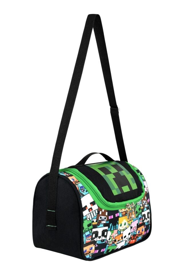 Mine Creeper 3'lü Set Ilkokul Çantası, Termal Beslenme Çantası Ve Kalem Kutusu Seti