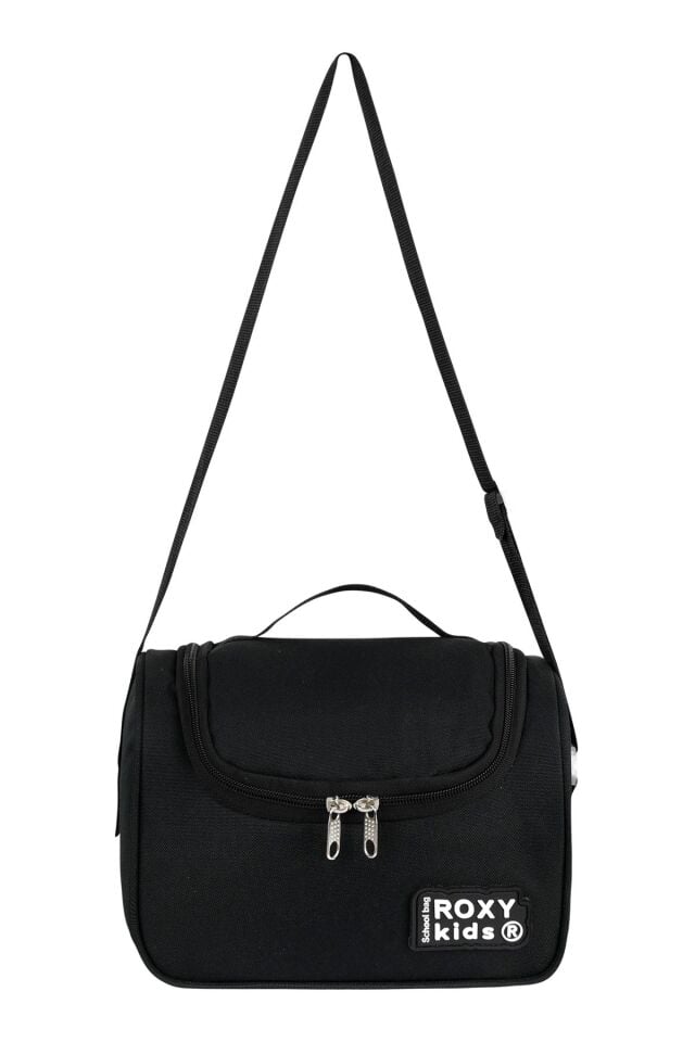 Siyah Su Geçirmez Termal Isı Yalıtımlı Beslenme Çantası