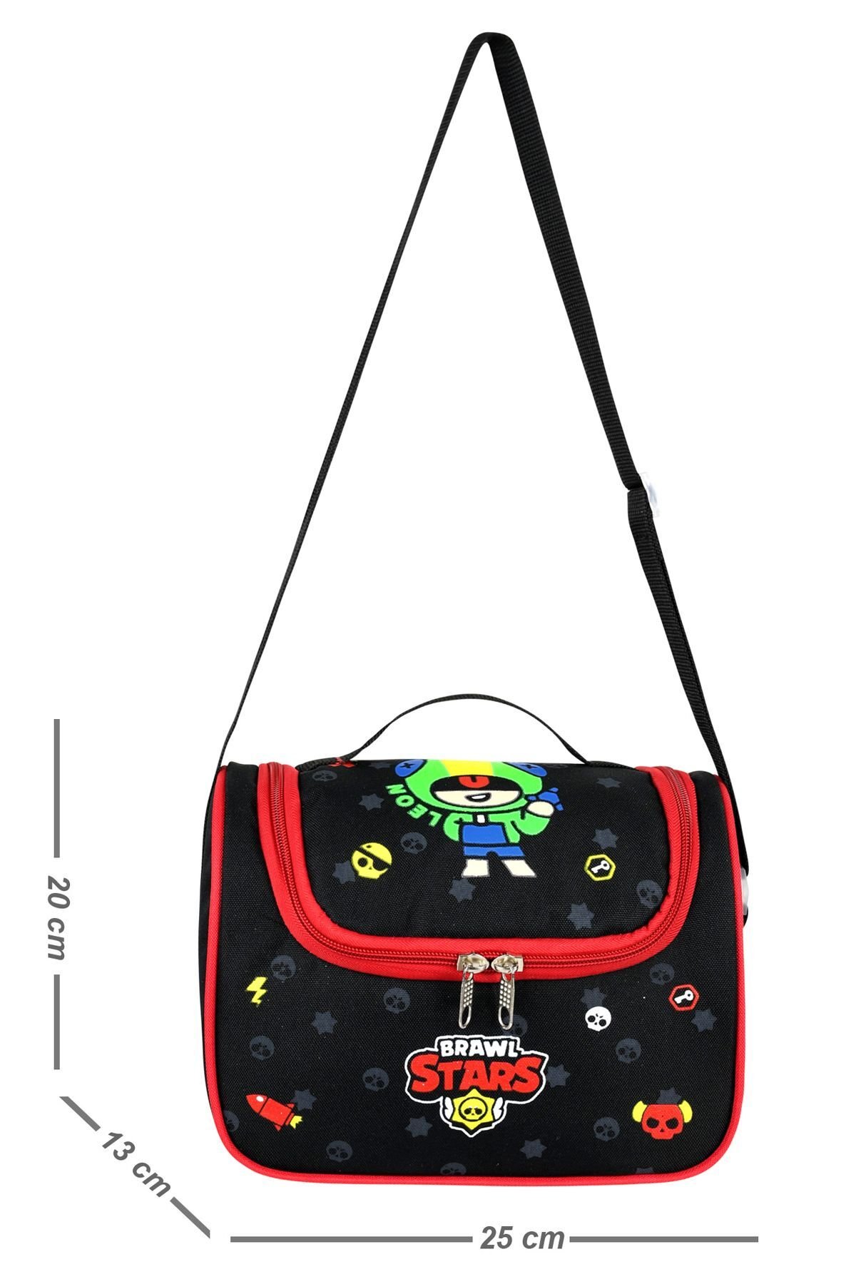 Brawl Stars Leon Karakterli Okul Çantası , Termal Beslenme Çantası