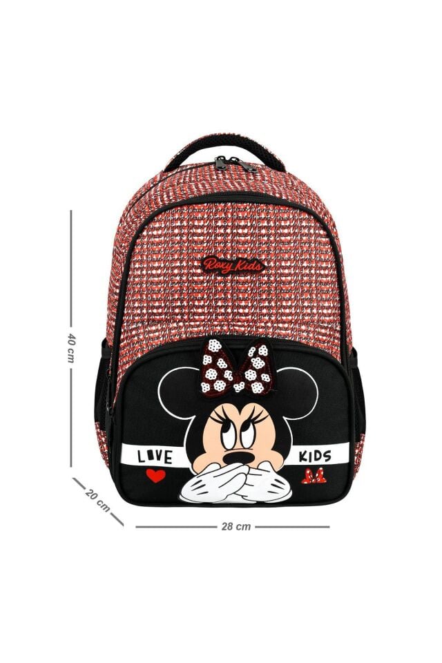 Minnie Mouse 3'lü Set Ilkokul Çantası, Termal Beslenme Çantası Ve Kalem Kutusu Seti