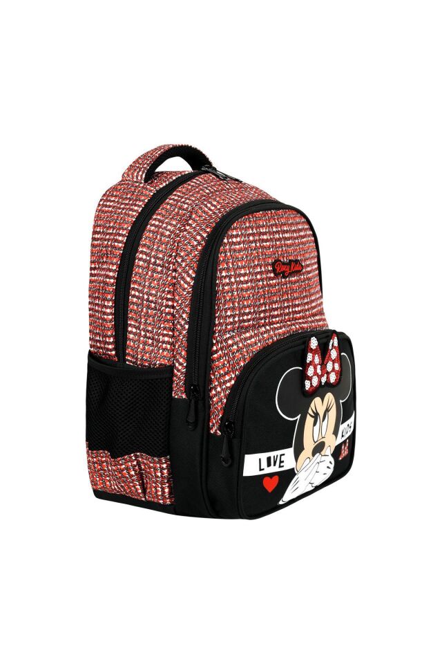 Minnie Mouse 3'lü Set Ilkokul Çantası, Termal Beslenme Çantası Ve Kalem Kutusu Seti