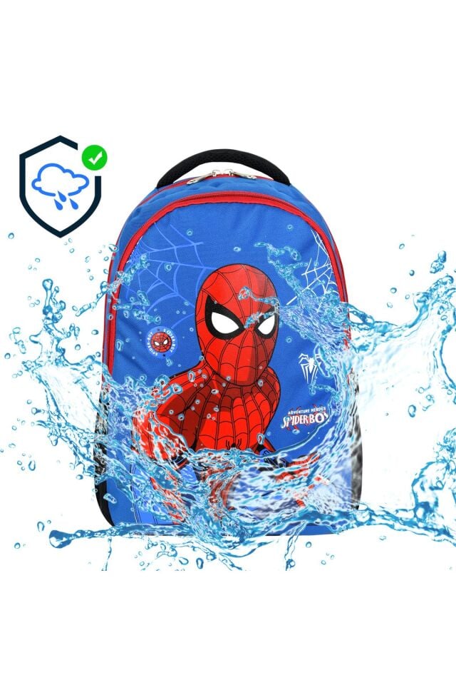 Örümcek Baskılı İlkokul ve Beslenme Çantası Seti