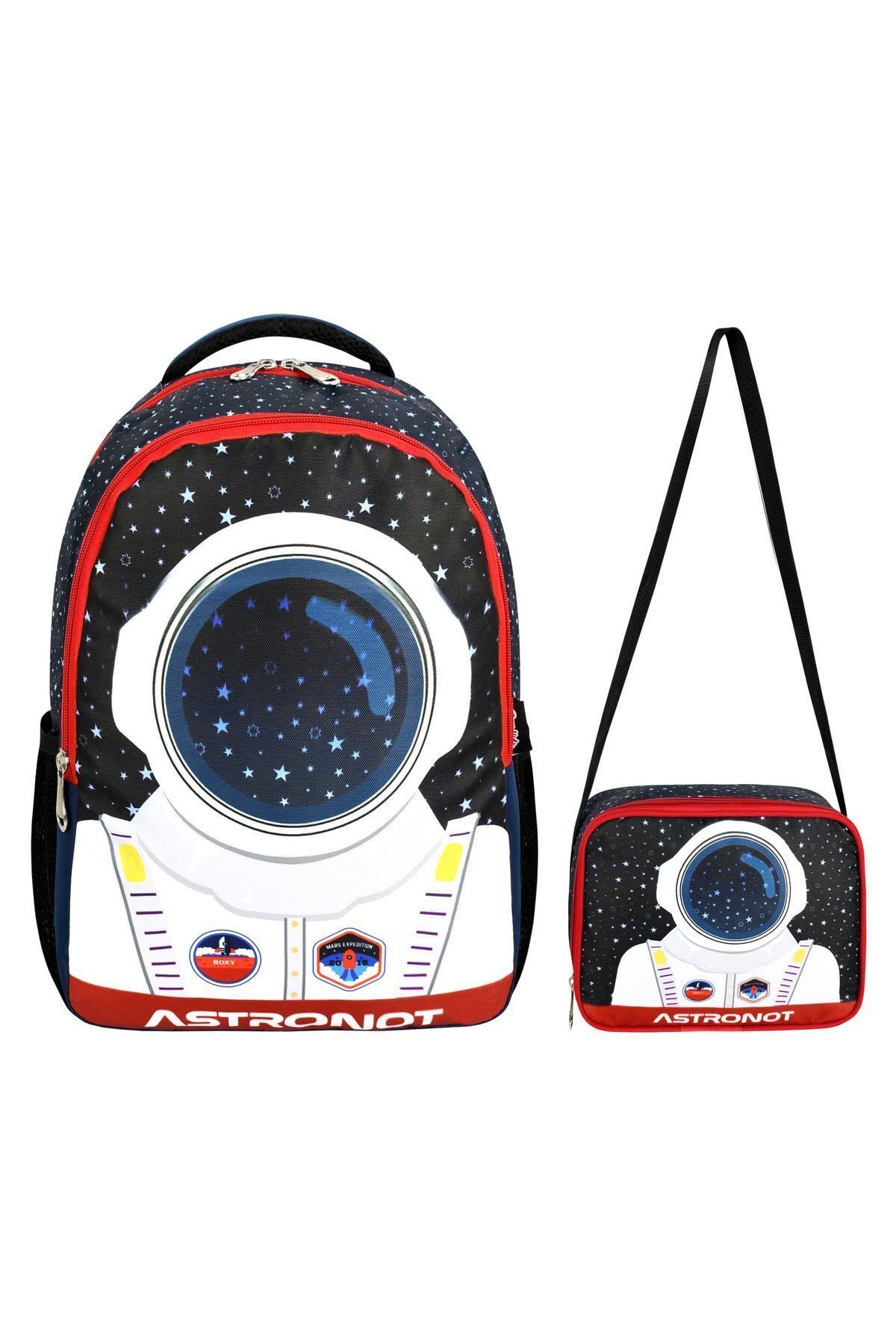 Astronot İlkokul ve Beslenme Çantası Seti