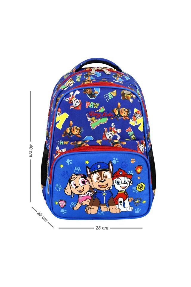 Paw Patrol 3'lü Set Ilkokul Çantası, Termal Beslenme Çantası Ve Kalem Kutusu Seti