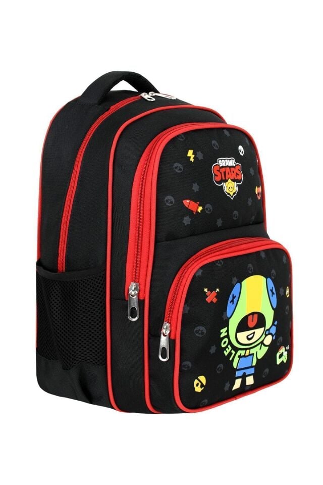 Brawl Stars Leon Siyah Ilkokul Ve Beslenme Çantası Seti