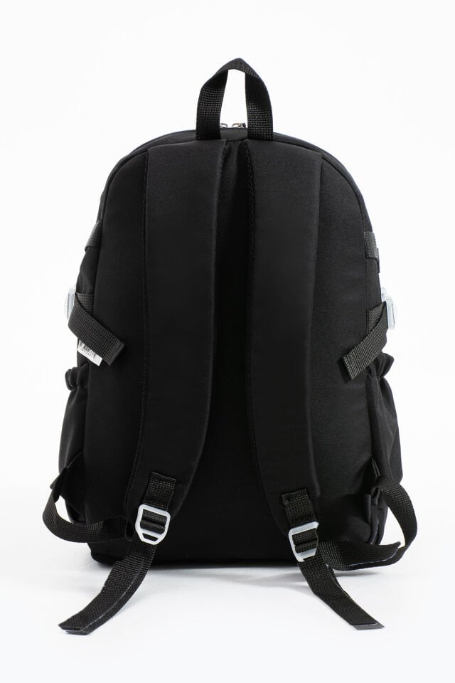 Siyah Kawaii Kore Tarzı Ayıcıklı Hafif Çok Bölmeli Çocuk Okul Sırt Çantası